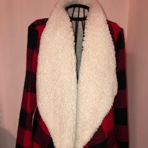 Hollister Red Plaid Sweater